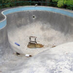 Cleaning up an old white painted surface.